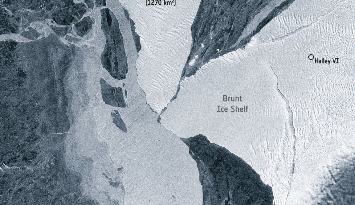 Antartide, pericolo collisione fra giganti di ghiaccio