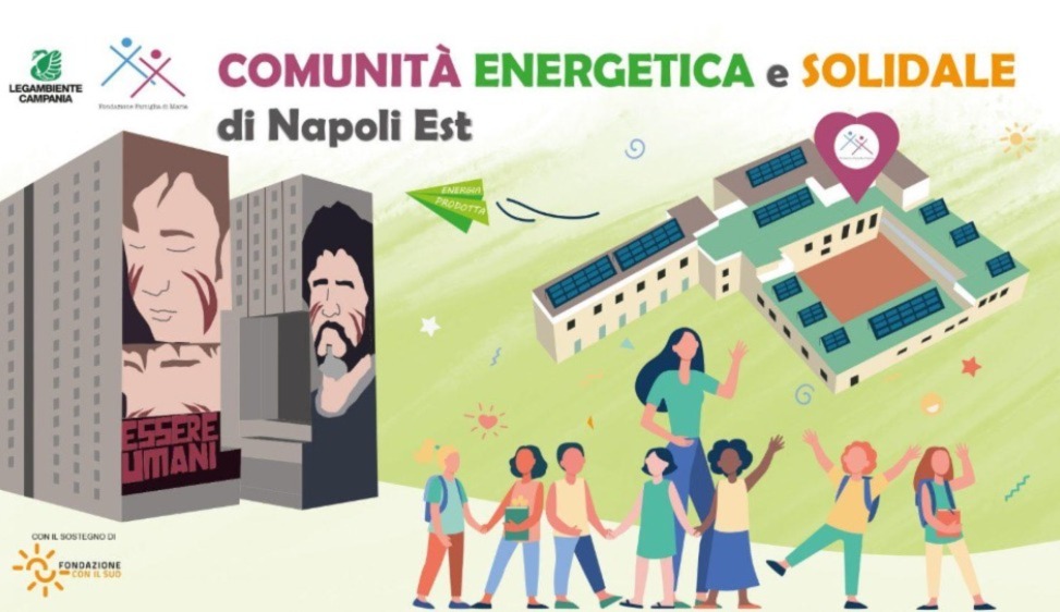 Fotovoltaico e solidarietà nella Comunità energetica di Napoli Est La gestione dal basso è una risposta alla crisi energetica ma anche a quella sociale, secondo Legambiente