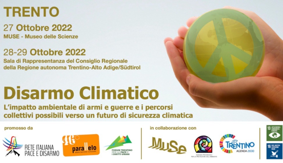 Fermare la guerra anche per tutelare l’ambiente, vittima silenziosa “Disarmo climatico”: ne parliamo con Francesco Vignarca, coordinatore campagne della Rete italiana per la pace e il disarmo