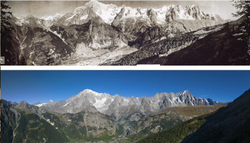 L’addio dei ghiacciai in un percorso fotografico e scientifico a Forte di Bard, Valle d’Aosta